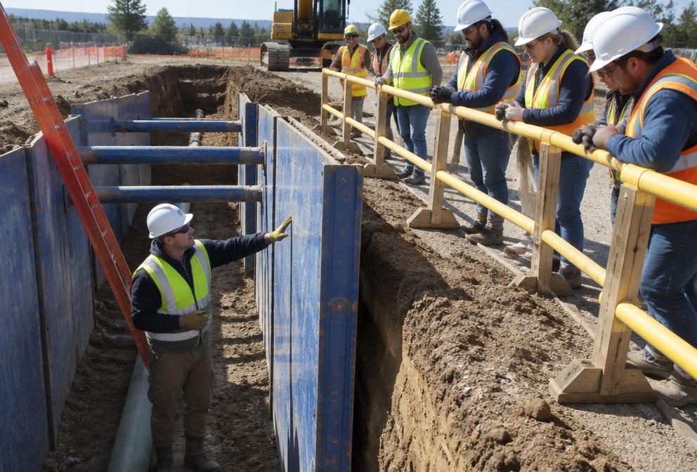 Excavation & Trenching Safety practical safety training